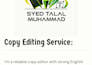 refine your work and do professional copy editing